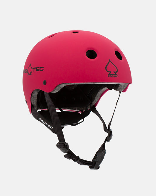 Protec Junior Classic Fit Helmet (Certified) - Matte Pink - Impala Rollerskates