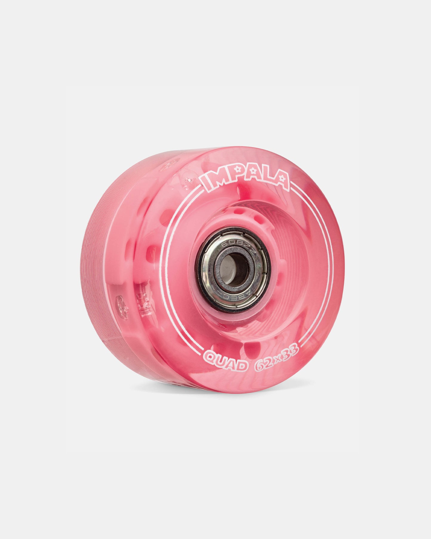 4 Pack Wheels - Light Up Pink - Impala Rollerskates