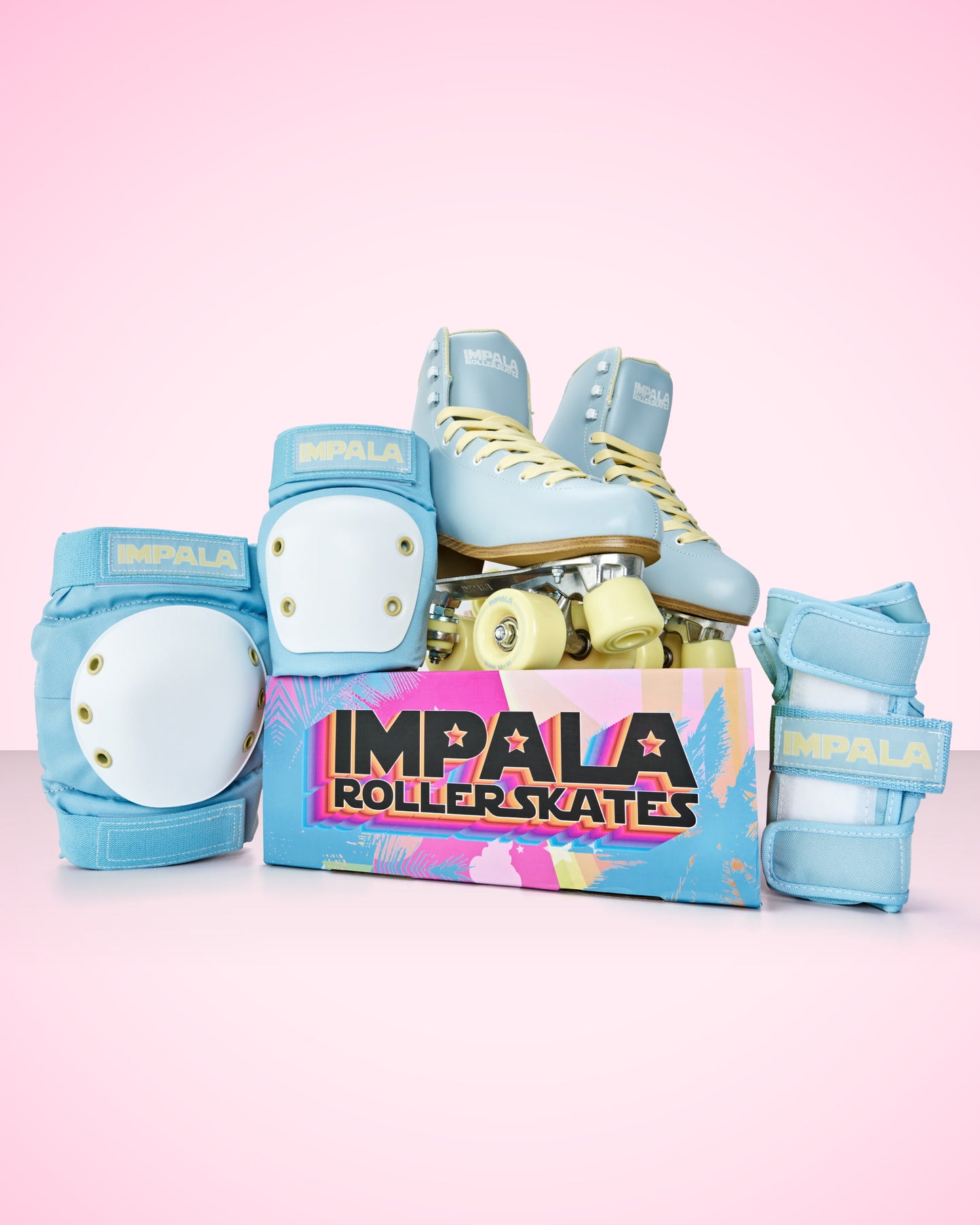 Beginner Bundle: Sky Blue Rollerskate
