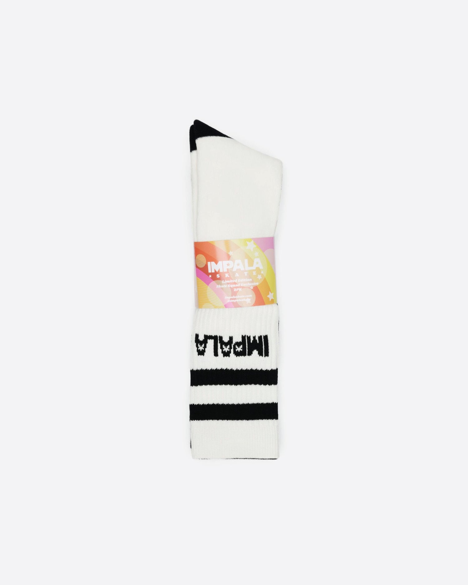 Impala High Stripe Sock 2 Pack - Coffee Creme